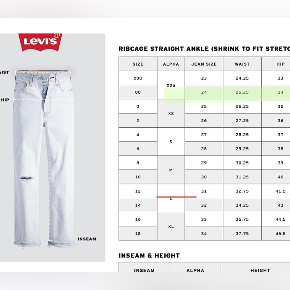 High Wasted Levi’s - image 3